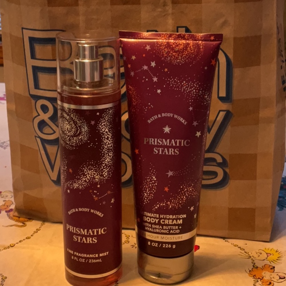 Bath & Body Works Prismatic Stars Mist and Body Cream